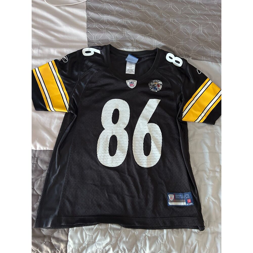 Women's Pittsburgh Steelers #86 Hines Ward Onfield Mesh Jersey Shirt - Size S